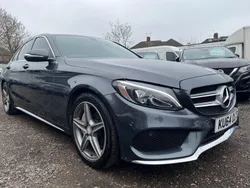 Grey Used 2014 Mercedes C250 AMG line Sedan | £8,995 (Good price)