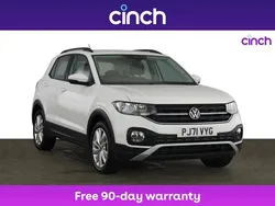 White Used 2021 VW T-Cross SE SUV | £17,849 (Fair price)