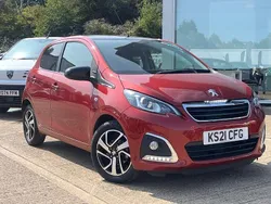 Red Used 2021 Peugeot 108 Allure Hatchback | £9,395 (Fair price)