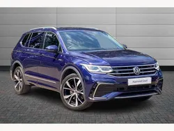 Blue Used 2021 VW Tiguan Allspace R-line SUV | £27,795 (Fair price)