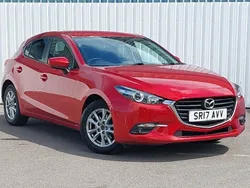Red Used 2017 Mazda 3 Hatchback | £8,998 (Good price)