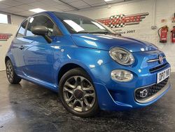 Blue Used 2017 Fiat 500S S Hatchback | £7,250 (Fair price)