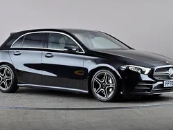 Black Used 2020 Mercedes A35 AMG Executive Hatchback | £20,798 (Fair price)