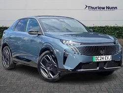 Blue Used 2024 Peugeot e-3008 GT SUV | £26,899 (Fair price)