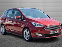 Red Used 2017 Ford C-MAX Titanium X MPV | £7,440 (Good price)