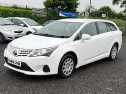 White Used 2014 Toyota Avensis Active Estate | £6,195