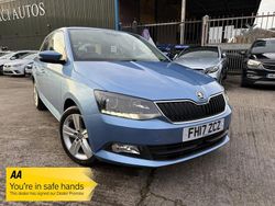 Blue Used 2017 Skoda Fabia SE L Hatchback | £10,995 (Fair price)