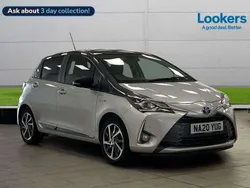 Silver Used 2020 Toyota Yaris Hybrid Hatchback | £12,345 (Good price)