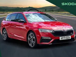 Red Used 2021 Skoda Octavia vRS Estate | £24,995 (Expensive)