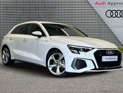 White Used 2023 Audi A3 S-Line Hatchback | £23,795 (A bit pricey)
