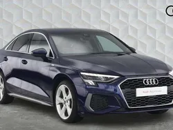 Blue Used 2022 Audi A3 S-Line Sedan | £22,200 (Fair price)