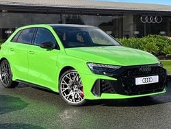 Green New 2025 Audi RS3 Advanced Hatchback | £63,415 (A bit pricey)
