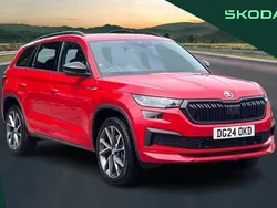 Red Used 2024 Skoda Kodiaq SportLine SUV | £38,295 (A bit pricey)