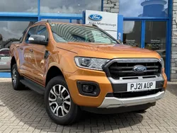 Orange Used 2021 Ford Ranger Wildtrack Pickup | £20,995 (Fair price)