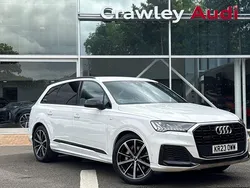 White Used 2023 Audi Q7 Black Edition SUV | £47,990 (Good price)