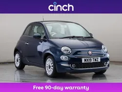 Blue Used 2019 Fiat 500 Lounge Hatchback | £7,349 (Expensive)