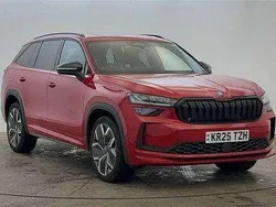 Red Used 2025 Skoda Kodiaq SportLine SUV | £40,995 (Expensive)