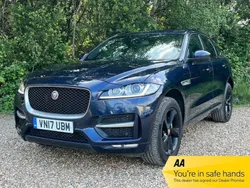 Blue Used 2017 Jaguar F-Pace R-Sport SUV | £11,499 (Fair price)