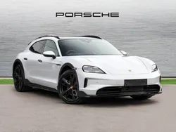 Ice grey metallic New 2024 Porsche Taycan 4S Cross Turismo Sedan | £102,500 (Expensive)