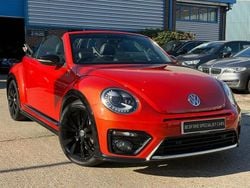 Orange Used 2016 VW Beetle R-line Cabriolet | £19,995 (Expensive)