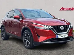 Tallic fuji sunset red Used 2022 Nissan Qashqai Tekna SUV | £18,175 (A bit pricey)