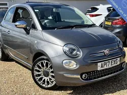 Grey Used 2017 Fiat 500 Lounge Hatchback | £6,795 (Fair price)