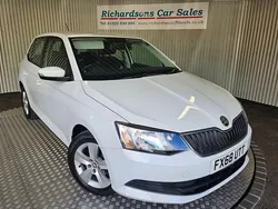 White Used 2018 Skoda Fabia SE Hatchback | £5,800 (Fair price)