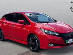 Solid flame red Used 2022 Nissan Leaf N-Connecta Hatchback | £11,574 (Good price)