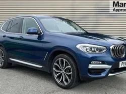 Blue Used 2018 BMW X3 xLine SUV | £18,788 (A bit pricey)