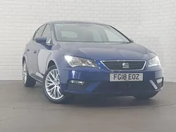 Blue Used 2018 Seat Leon SE Dynamic Hatchback | £10,498 (Fair price)