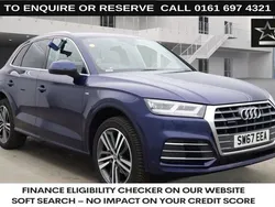 Blue Used 2017 Audi Q5 S-Line SUV | £17,470 (A bit pricey)