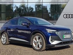 Blue Used 2023 Audi Q4 Sportback e-tron S-Line SUV | £28,690 (Expensive)