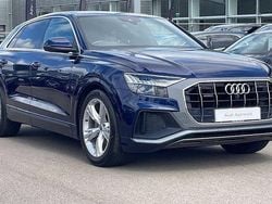 Blue Used 2019 Audi Q8 S-Line SUV | £35,085 (Fair price)