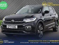 Black Used 2022 VW T-Cross R-line SUV | £16,480 (Fair price)