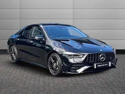 Black Used 2025 Mercedes CLA35 AMG Premium Plus Coupe | £45,395