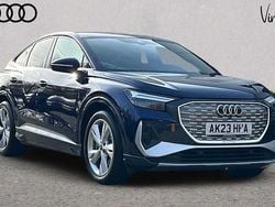 Blue Used 2023 Audi Q4 Sportback e-tron S-Line SUV | £31,823 (Super price)