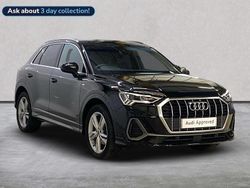 Black Used 2021 Audi Q3 S-Line SUV | £24,745 (Fair price)