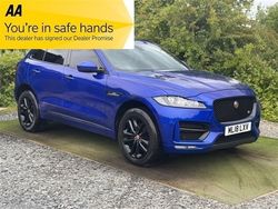 Blue Used 2018 Jaguar F-Pace R-Sport SUV | £15,990 (Fair price)