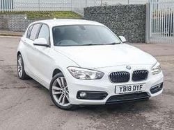 Alpine white Used 2018 BMW 118 Sport Line Hatchback | £9,875 (Good price)