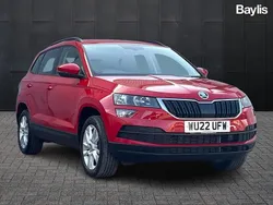 Red Used 2021 Skoda Karoq SE Technology SUV | £18,495 (Fair price)