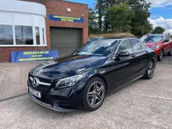 Black Used 2019 Mercedes C220 AMG Line Premium Sedan | £16,999 (Fair price)