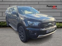 Black Used 2022 Ford Ranger Wildtrack Pickup | £15,990 (Good price)