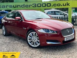 Red Used 2013 Jaguar XF Premium Luxury Sedan | £6,450 (Fair price)