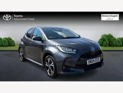 Grey Used 2024 Toyota Yaris Hybrid Design Hatchback | £18,982 (Fair price)