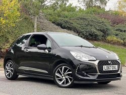 Black Used 2017 DS Automobiles DS3 Connected Chic Hatchback | £4,695 (Fair price)