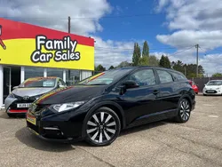 Black Used 2015 Honda Civic SE Plus Estate | £7,495 (Fair price)