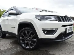 White/black Used 2021 Jeep Compass SUV | £16,150 (Fair price)