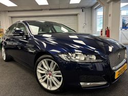 Blue Used 2017 Jaguar XF Portfolio Sedan | £9,995 (Fair price)