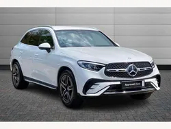White Used 2024 Mercedes GLC300e AMG line SUV | £44,490 (A bit pricey)
