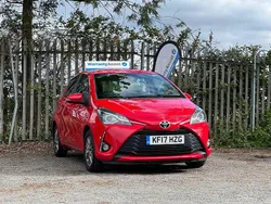 Red Used 2017 Toyota Yaris Hatchback | £5,190 (Fair price)